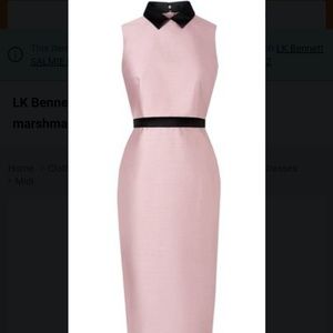 LK Bennet LayerLook Dress - Pink and Black - Sz 12